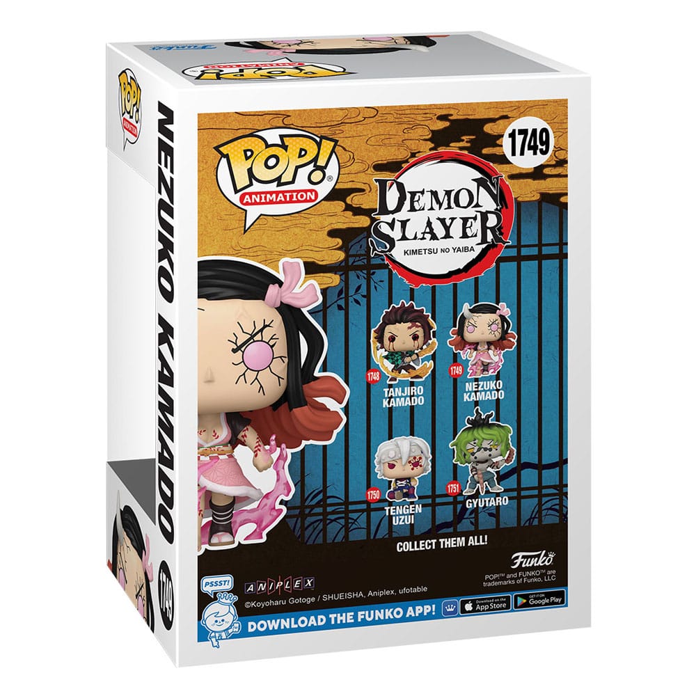 Pop Nezuko Kamado (Demon Form) (1749) - Demon Slayer: Kimetsu no Yaiba - Funko POP! Animation