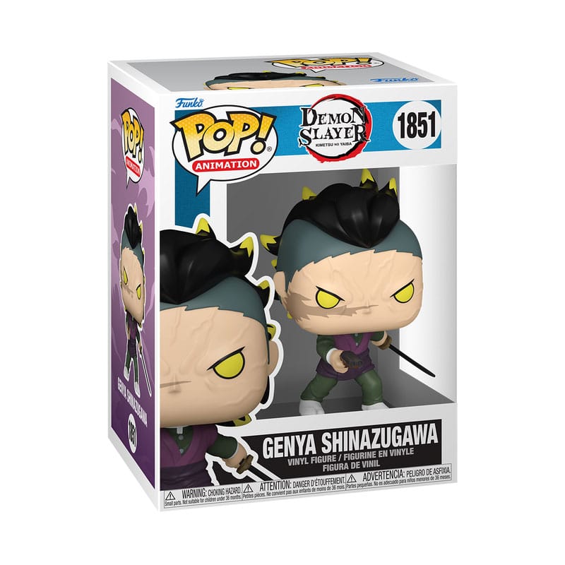 Pop Genya Shinazugawa (1851) - Demon Slayer: Kimetsu no Yaiba - Funko POP! Animation