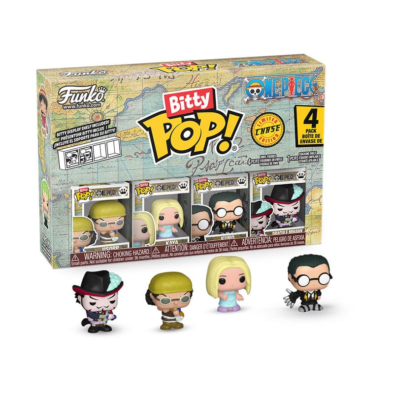 Pack 4 figurines Bitty Pop Usopp - One Piece - Funko POP!