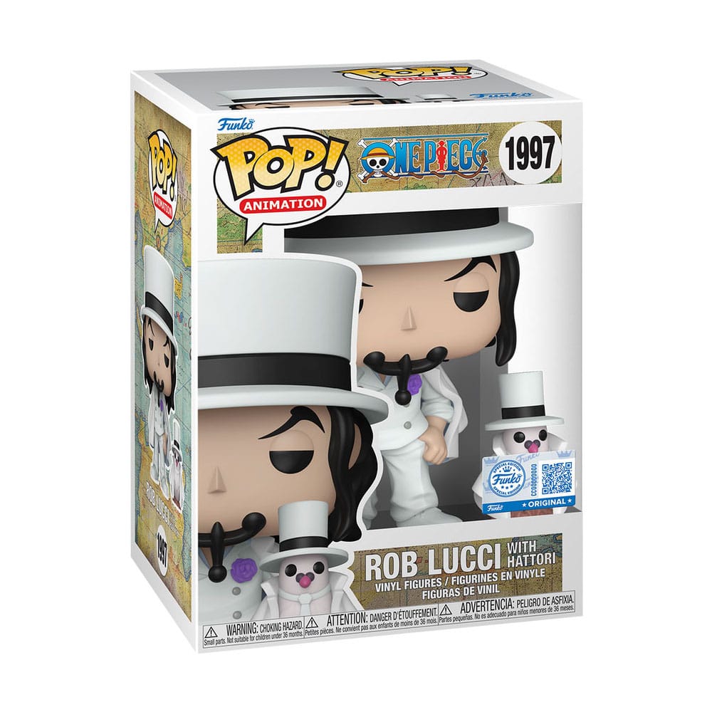 Pop Rob Lucci with Hattori (1997) Exclusive - Les One Piece - Funko POP! Animation