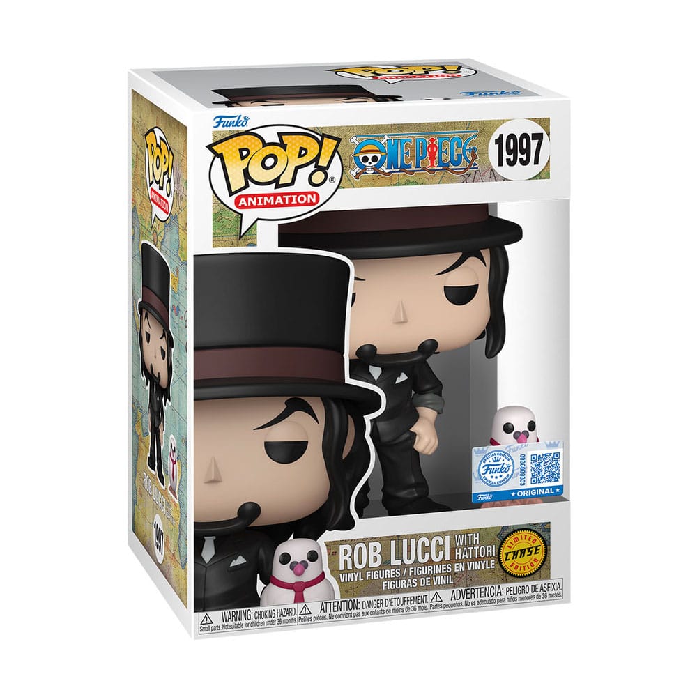Pop Rob Lucci with Hattori (1997) Exclusive - Les One Piece - Funko POP! Animation
