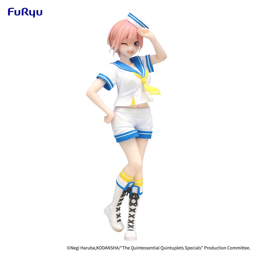 Lot de Figurines Itsuki, Nino, Yotsuba, Miku, Ichika Nakano Marine Look Ver. 21cm - Quintessential Quintuplets - Trio-Try-iT