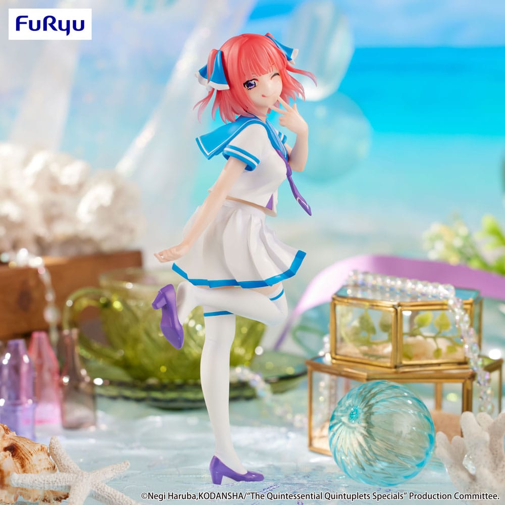 Lot de Figurines Itsuki, Nino, Yotsuba, Miku, Ichika Nakano Marine Look Ver. 21cm - Quintessential Quintuplets - Trio-Try-iT