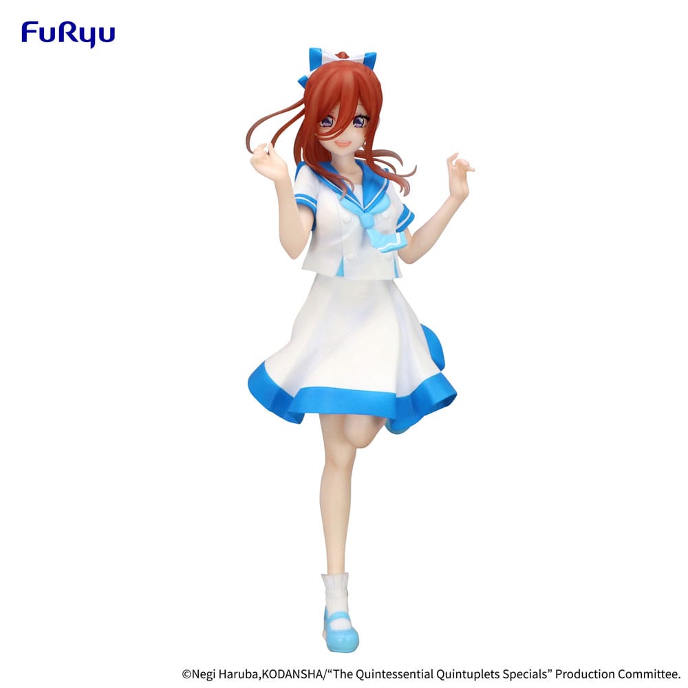 Lot de Figurines Itsuki, Nino, Yotsuba, Miku, Ichika Nakano Marine Look Ver. 21cm - Quintessential Quintuplets - Trio-Try-iT