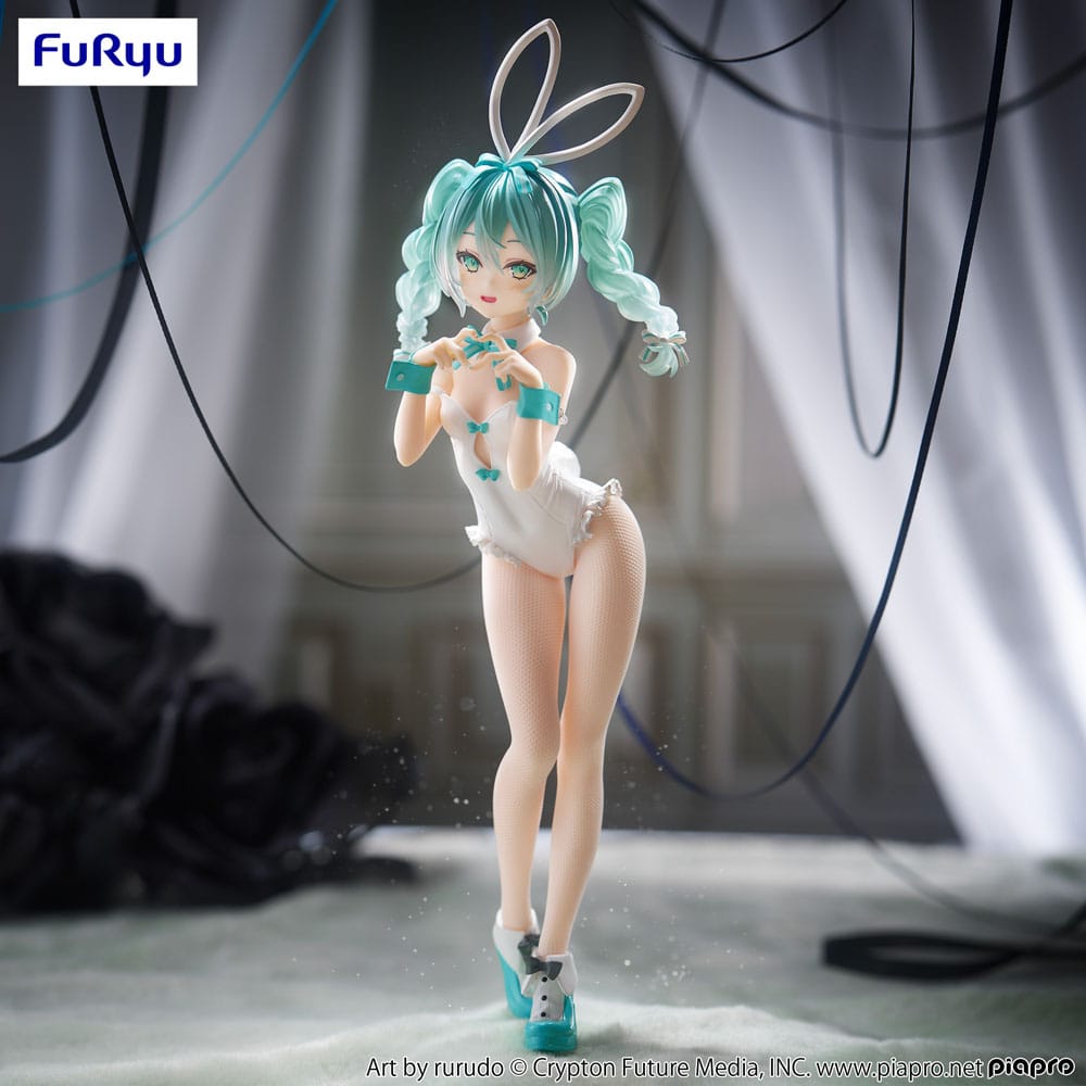 Figurine Hatsune Miku Rurudo White color Ver. 27cm - Hatsune Miku - BiCute Bunnies