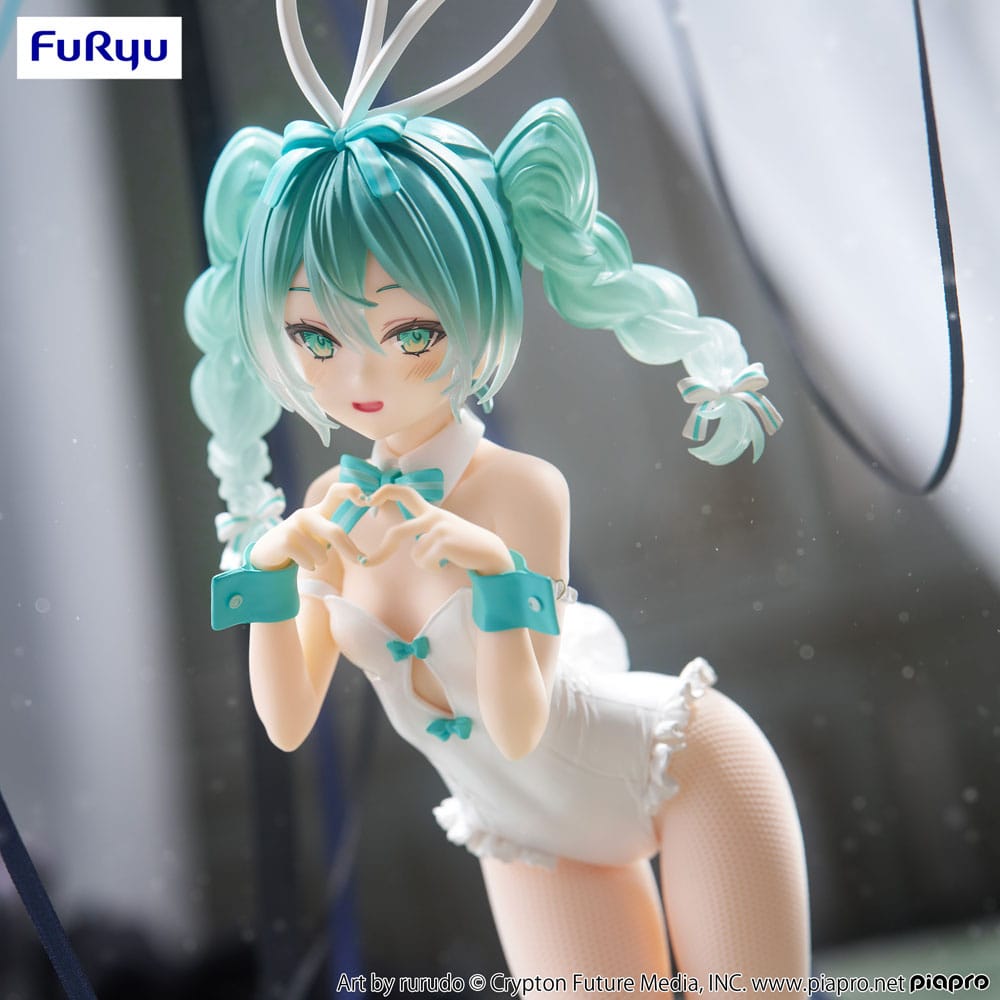 Figurine Hatsune Miku Rurudo White color Ver. 27cm - Hatsune Miku - BiCute Bunnies