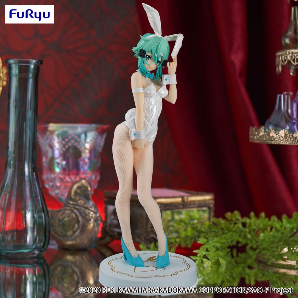 Figurine Sinon White Pearl Ver. 28cm - Sword Art Online - BiCute Bunnies