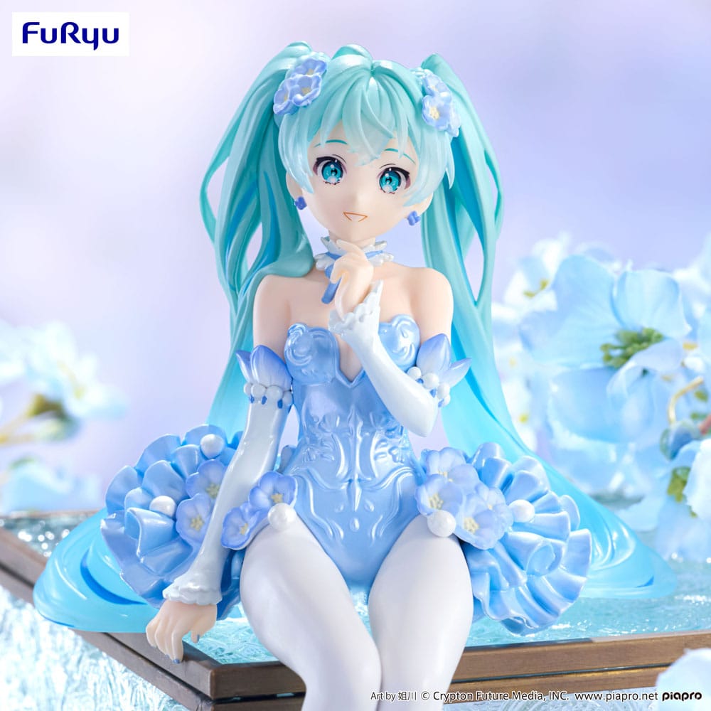 Figurine Hatsune Miku Flower Fairy Nemophila Pail Blue Color - Hatsune Miku - Noodle Stopper