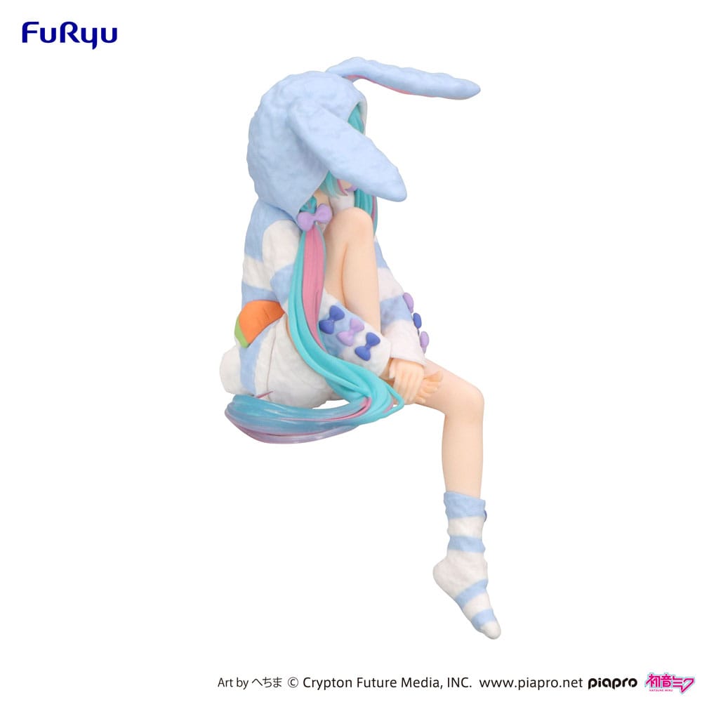 Figurine Hatsune Miku Rabbit Ear Hood Pajama Blue Color - Hatsune Miku - Noodle Stopper