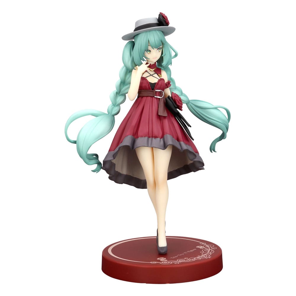 Figurine Hatsune Miku Outing Dress Red Color Ver. - Hatsune Miku - Trio-Try-iT