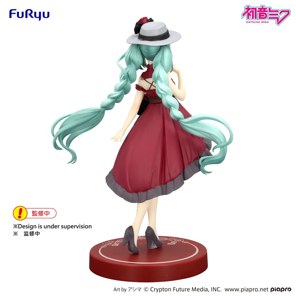Figurine Hatsune Miku Outing Dress Red Color Ver. - Hatsune Miku - Trio-Try-iT