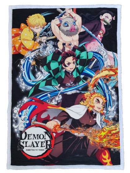 Couverture polaire Demon Slayer: Kimetsu no Yaiba 100x150Cm