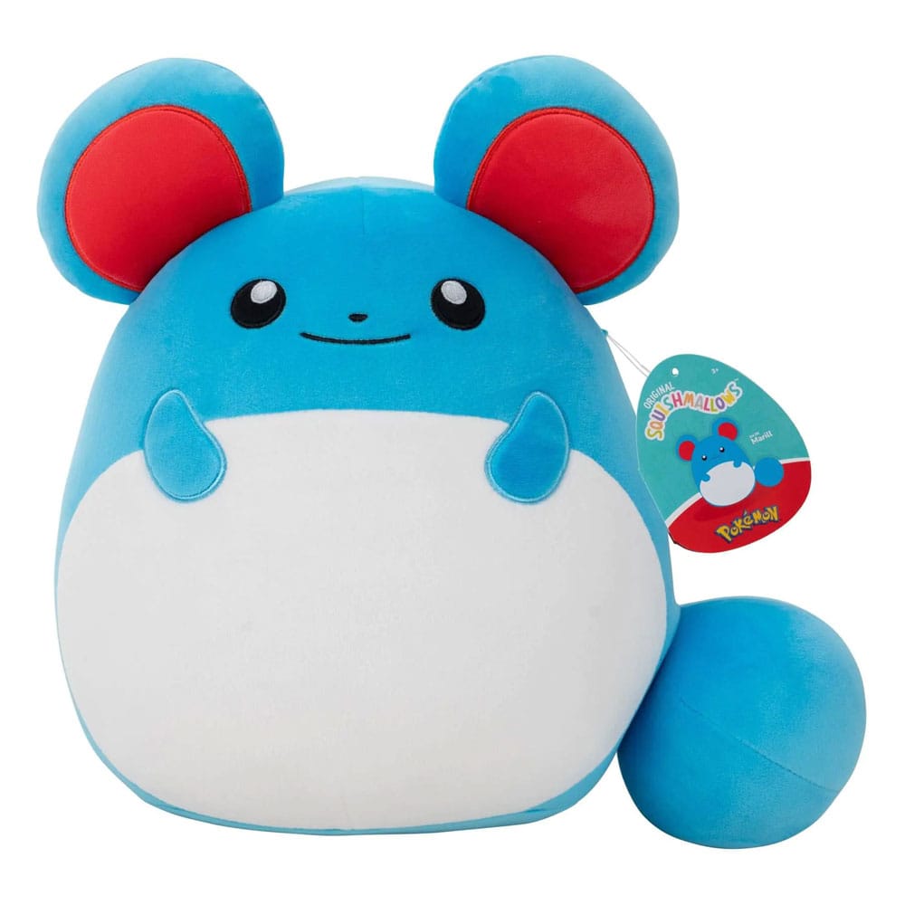 Peluche Squishmallows Marill 25cm - Pokémon