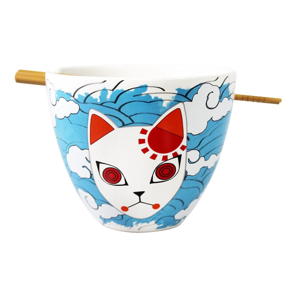 Bol à ramen avec baguettes Tanjiro Mask (473ml) - Demon Slayer: Kimetsu no Yaiba