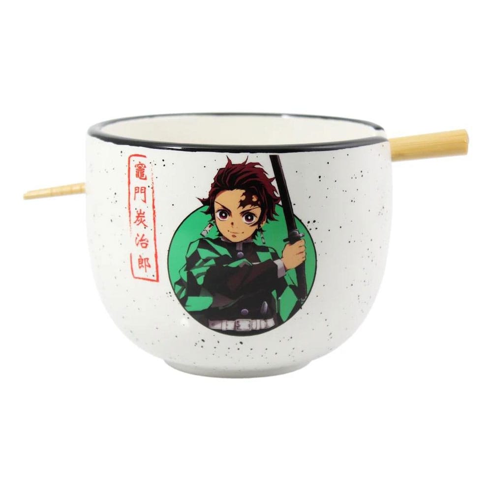 Bol à ramen avec baguettes Tanjiro (414ml) - Demon Slayer: Kimetsu no Yaiba