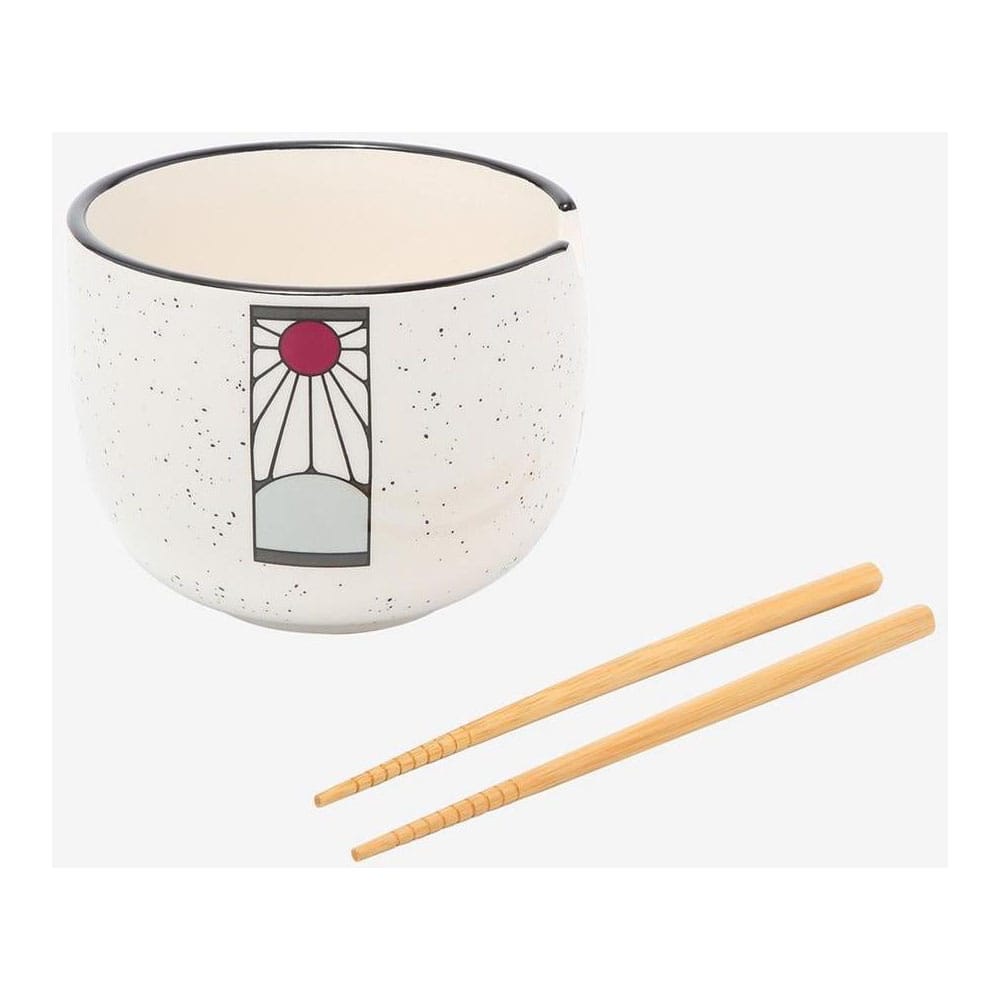 Bol à ramen avec baguettes Logo (414ml) - Demon Slayer: Kimetsu no Yaiba
