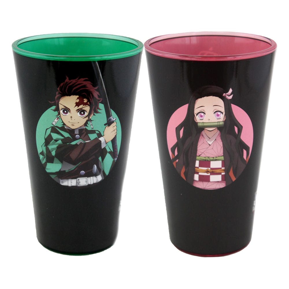 Pack 2 Verres Tanjiro & Nezuko (473ml) - Demon Slayer: Kimetsu no Yaiba