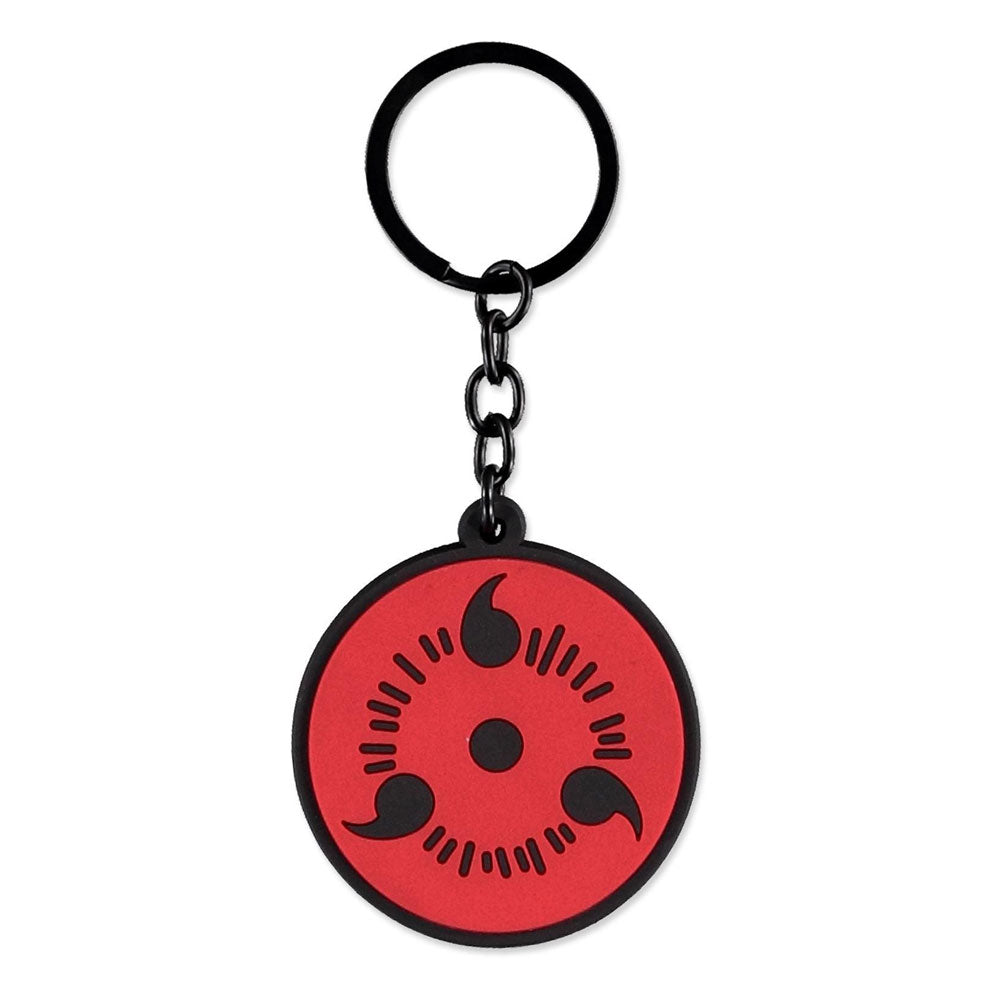 Porte-clés en caoutchouc Sharingan - Naruto Shippuden