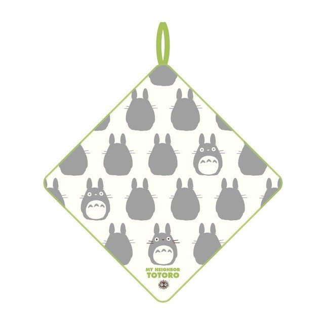 Serviette de toilette mains Big Totoro Silhouette - Mon voisin Totoro