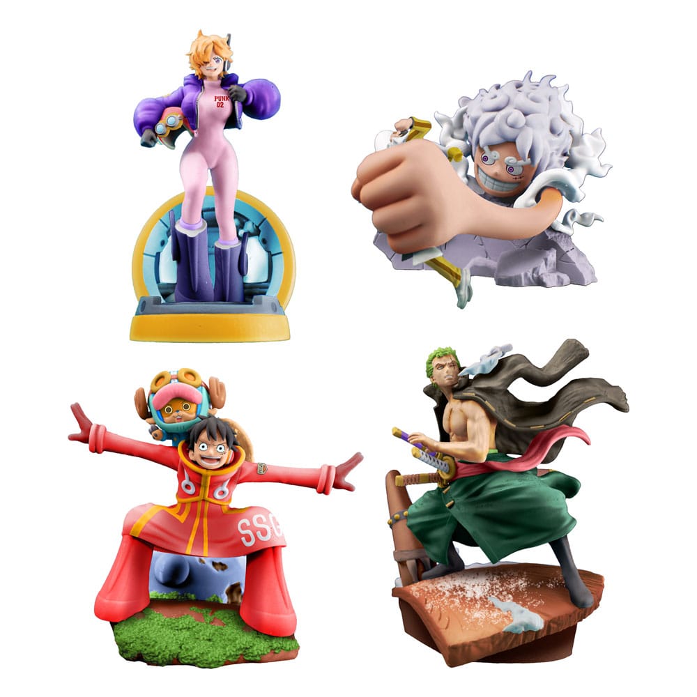 Mystery Box Figurine Logbox Re Birth Egghead set - One Piece - Petitrama