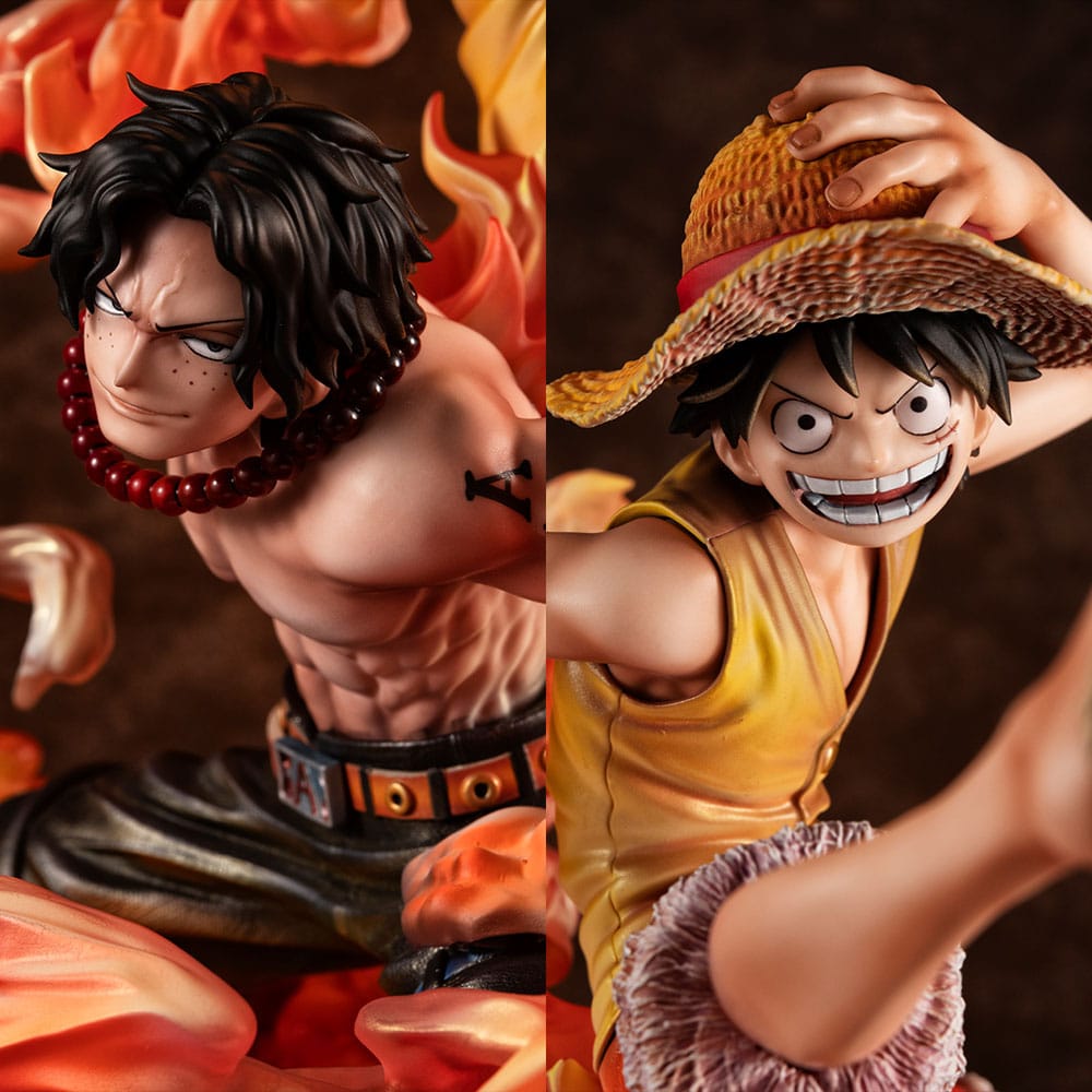 Figurine Luffy & Ace Bond Between Brothers 20th Limited Ver. 25cm - One Piece - P.O.P Neo-Maximum