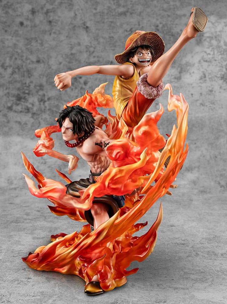 Figurine Luffy & Ace Bond Between Brothers 20th Limited Ver. 25cm - One Piece - P.O.P Neo-Maximum