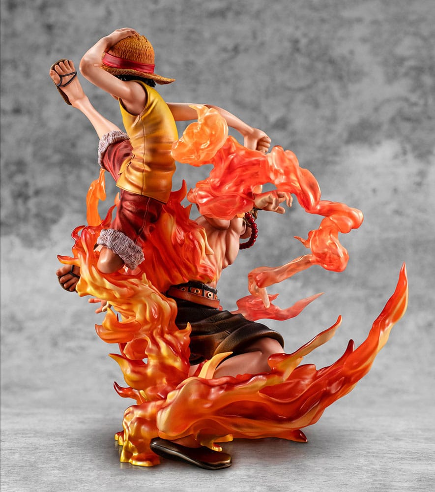 Figurine Luffy & Ace Bond Between Brothers 20th Limited Ver. 25cm - One Piece - P.O.P Neo-Maximum