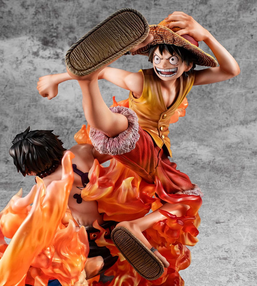 Figurine Luffy & Ace Bond Between Brothers 20th Limited Ver. 25cm - One Piece - P.O.P Neo-Maximum