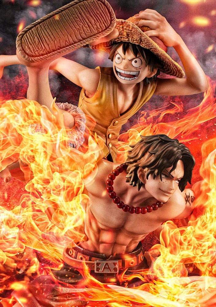 Figurine Luffy & Ace Bond Between Brothers 20th Limited Ver. 25cm - One Piece - P.O.P Neo-Maximum