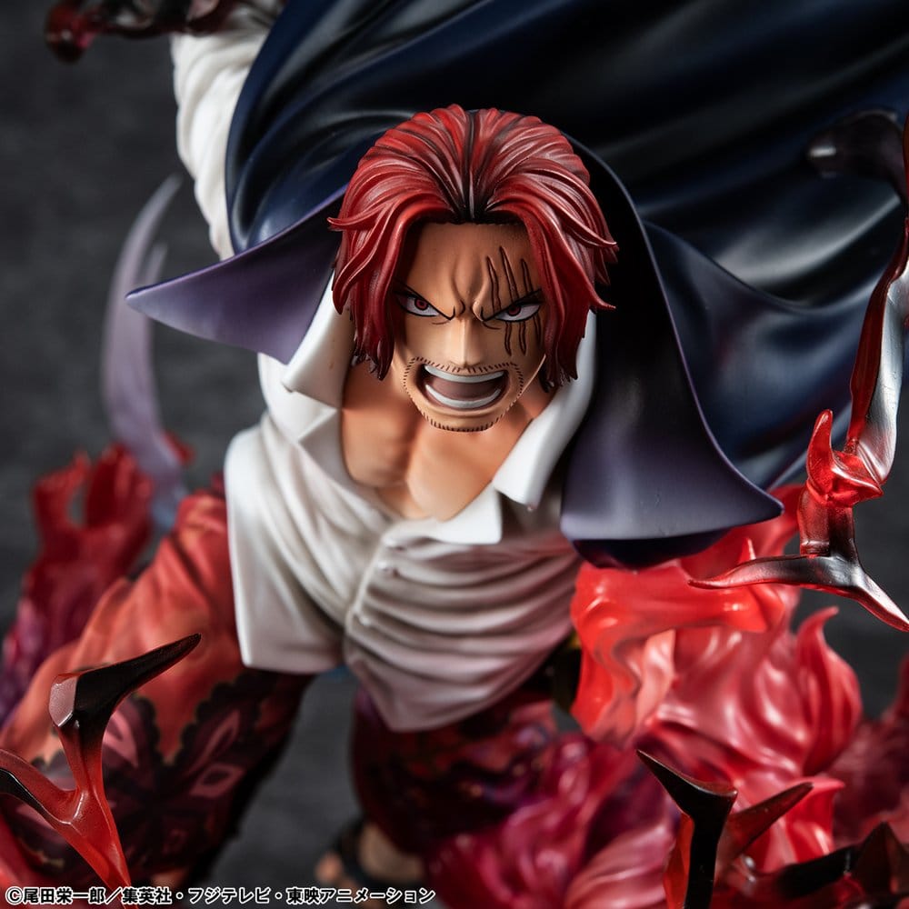 Figurine Leader of Red Hair Pirates Shanks Kamasuri 25cm - One Piece - Portrait Of Pirates (P.O.P) SA-Maxium [Sortie T4/26]