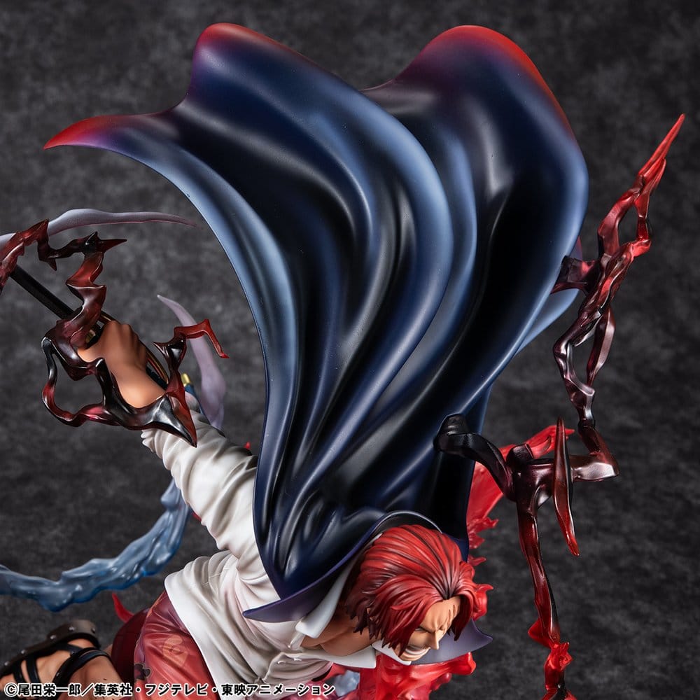 Figurine Leader of Red Hair Pirates Shanks Kamasuri 25cm - One Piece - Portrait Of Pirates (P.O.P) SA-Maxium [Sortie T4/26]