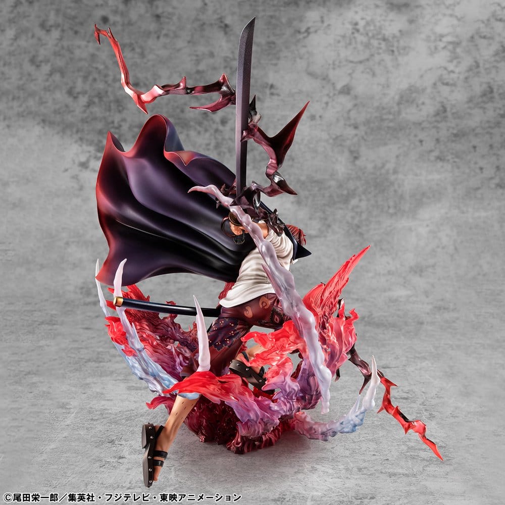 Figurine Leader of Red Hair Pirates Shanks Kamasuri 25cm - One Piece - Portrait Of Pirates (P.O.P) SA-Maxium [Sortie T4/26]