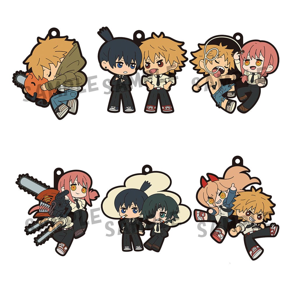Porte-clés Charms Caoutchouc Rubber Mascot Buddycolle - Chainsaw Man