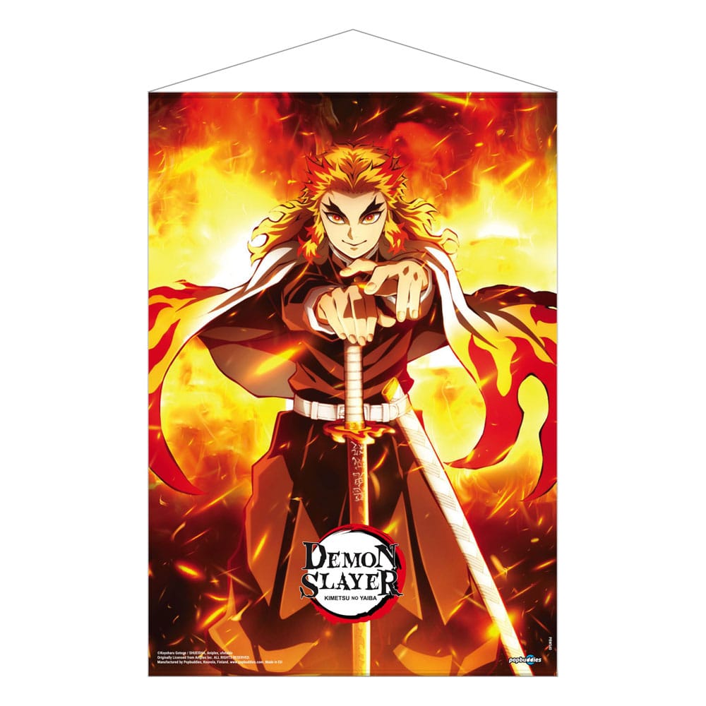 Wallscroll Kyojuro Rengoku (50x70cm) - Demon Slayer: Kimetsu no Yaiba