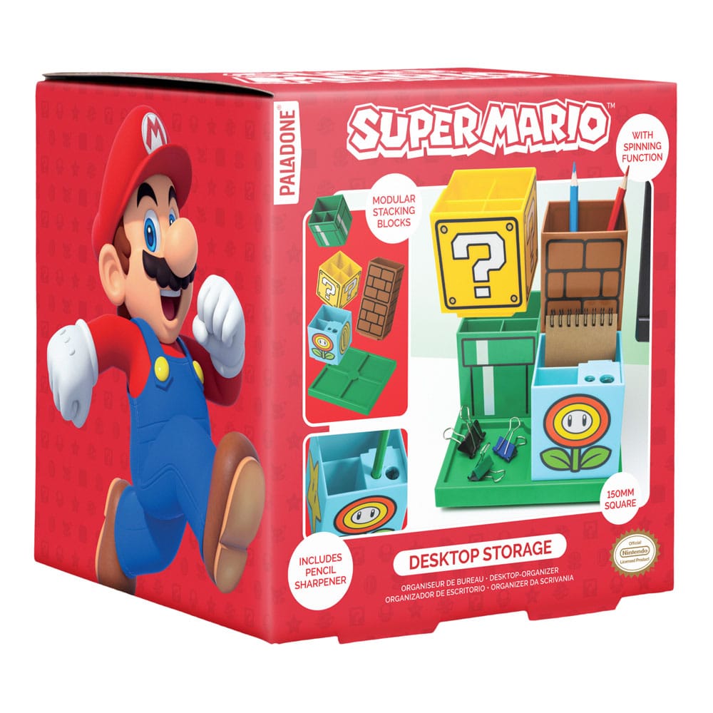 Rangement de bureau block Super Mario (Porte-crayon)  - Super Mario