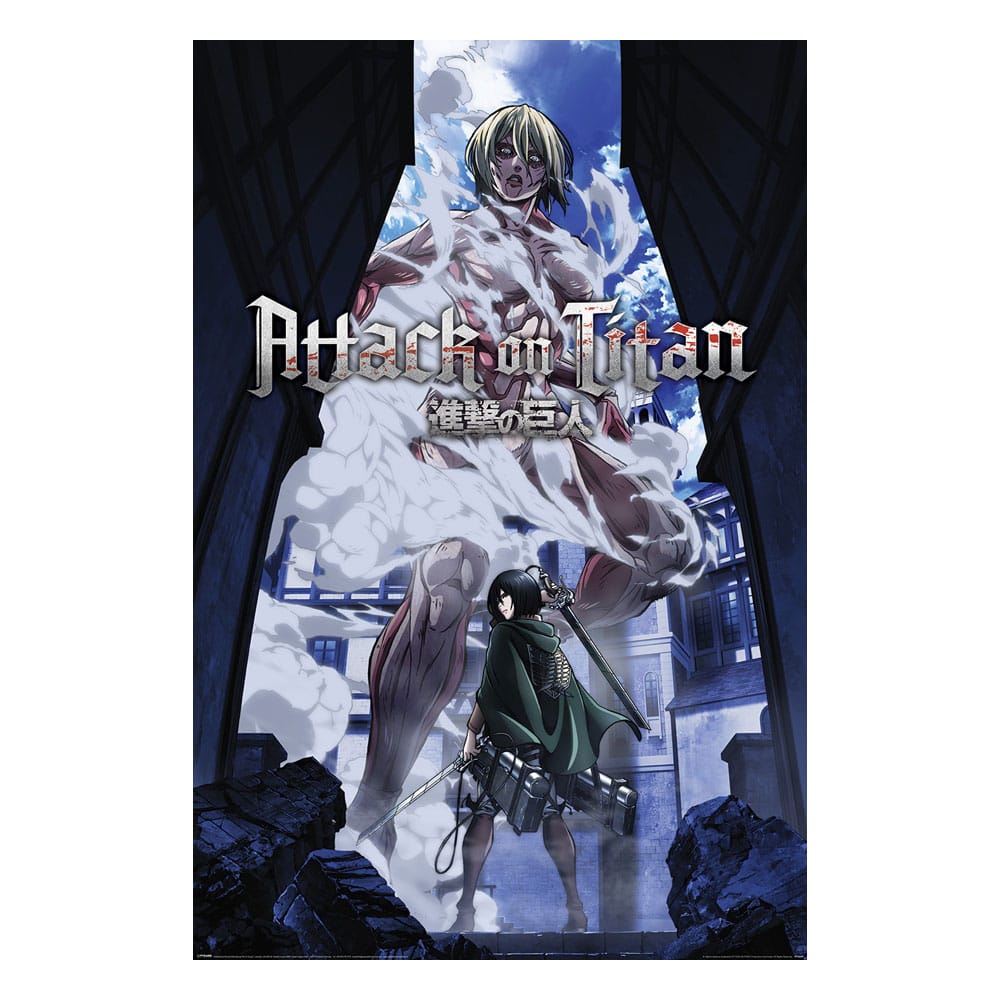 Poster Titan féminin & Mikasa Ackerman - Attack on Titan (SNK)