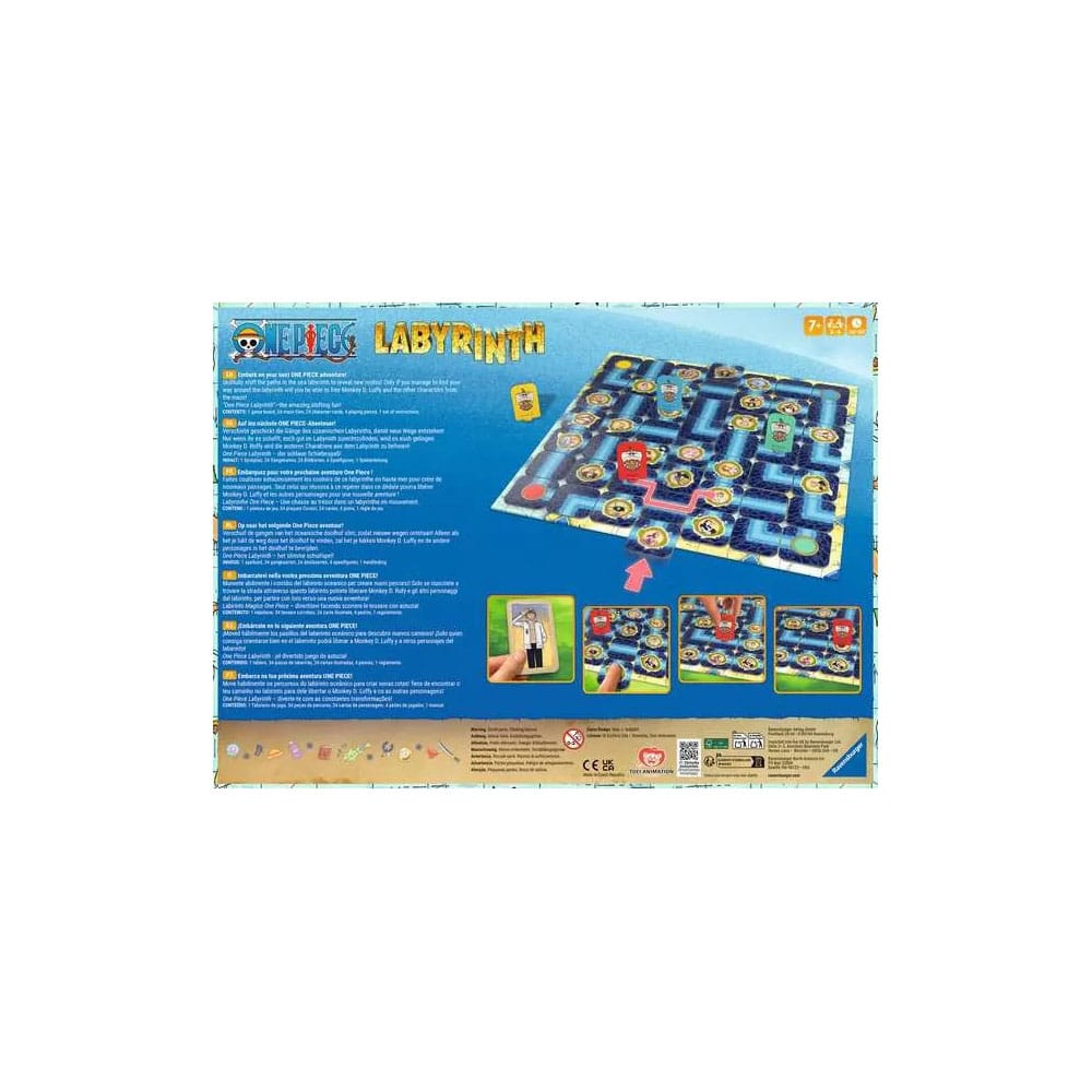 Jeu de plateau Labyrinth One Piece (Boîte légèrement abimée)
