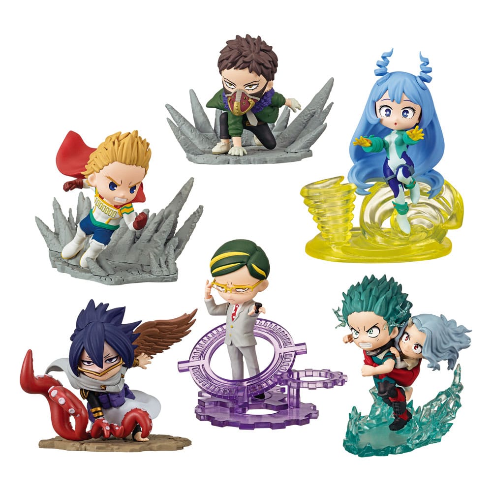 Mystery Box Figurine Desktop Heroes 3: Plus Ultra Battle - My Hero Academia - Rement