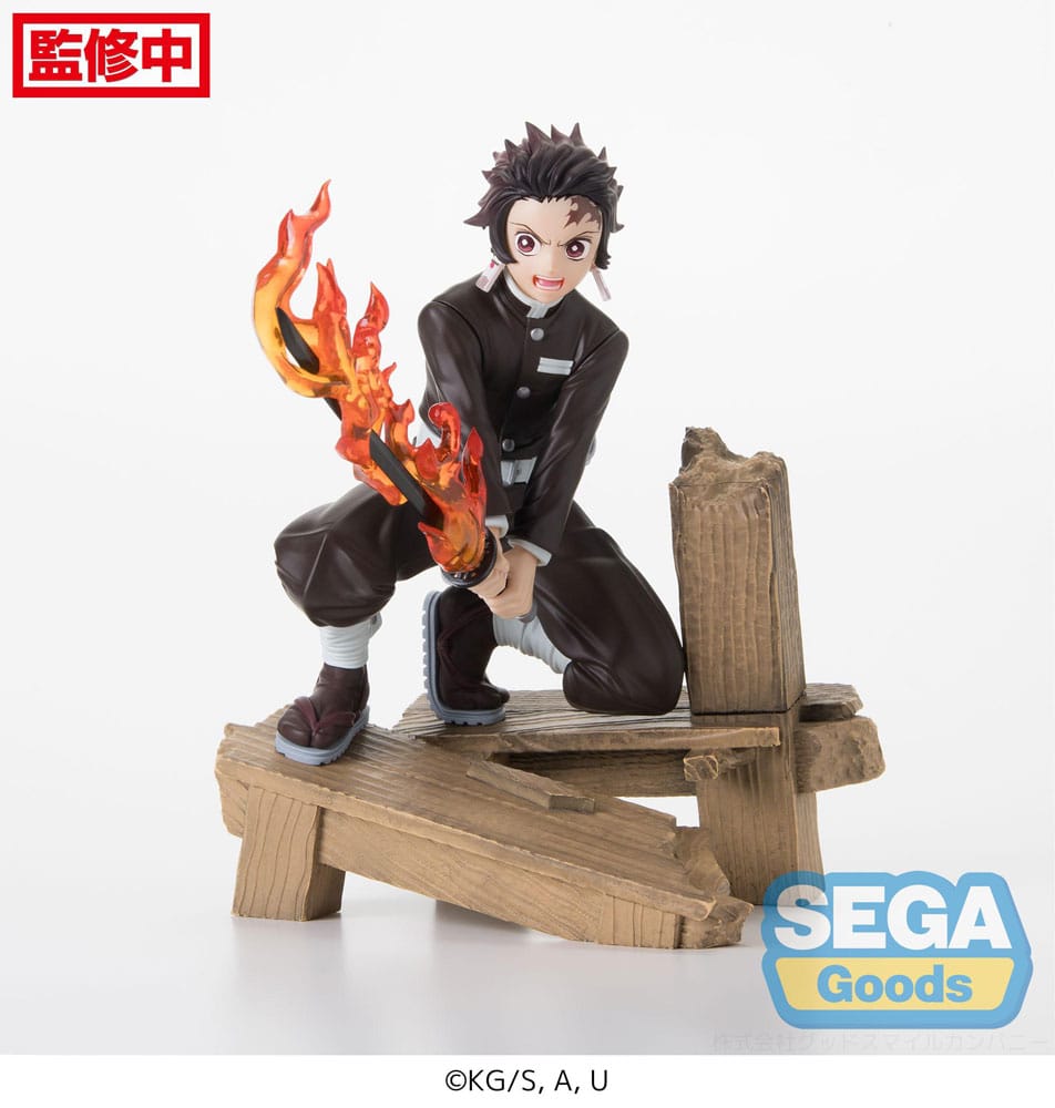 Figurine Tanjiro Kamado Swordsmith Village Arc - Demon Slayer: Kimetsu no Yaiba - Xross Link Anime