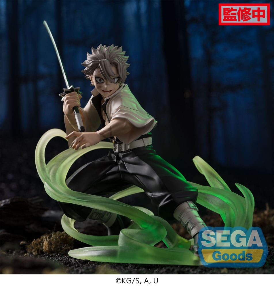 Figurine Sanemi Shinazugawa Hashira Training Arc - Demon Slayer: Kimetsu no Yaiba - Xross Link (Modèle d'exposition)