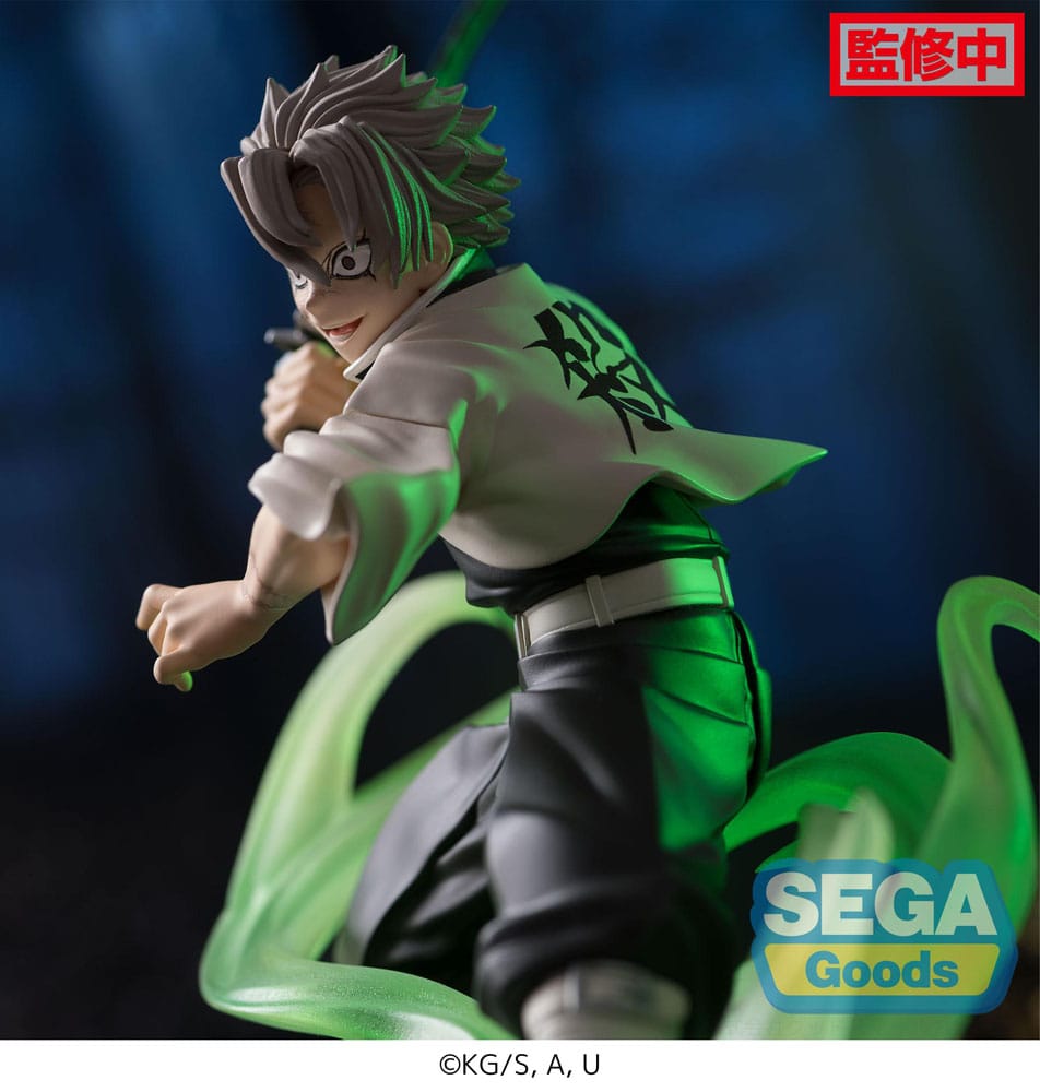 Figurine Sanemi Shinazugawa Hashira Training Arc - Demon Slayer: Kimetsu no Yaiba - Xross Link (Modèle d'exposition)