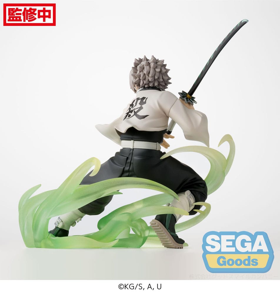 Figurine Sanemi Shinazugawa Hashira Training Arc - Demon Slayer: Kimetsu no Yaiba - Xross Link (Modèle d'exposition)