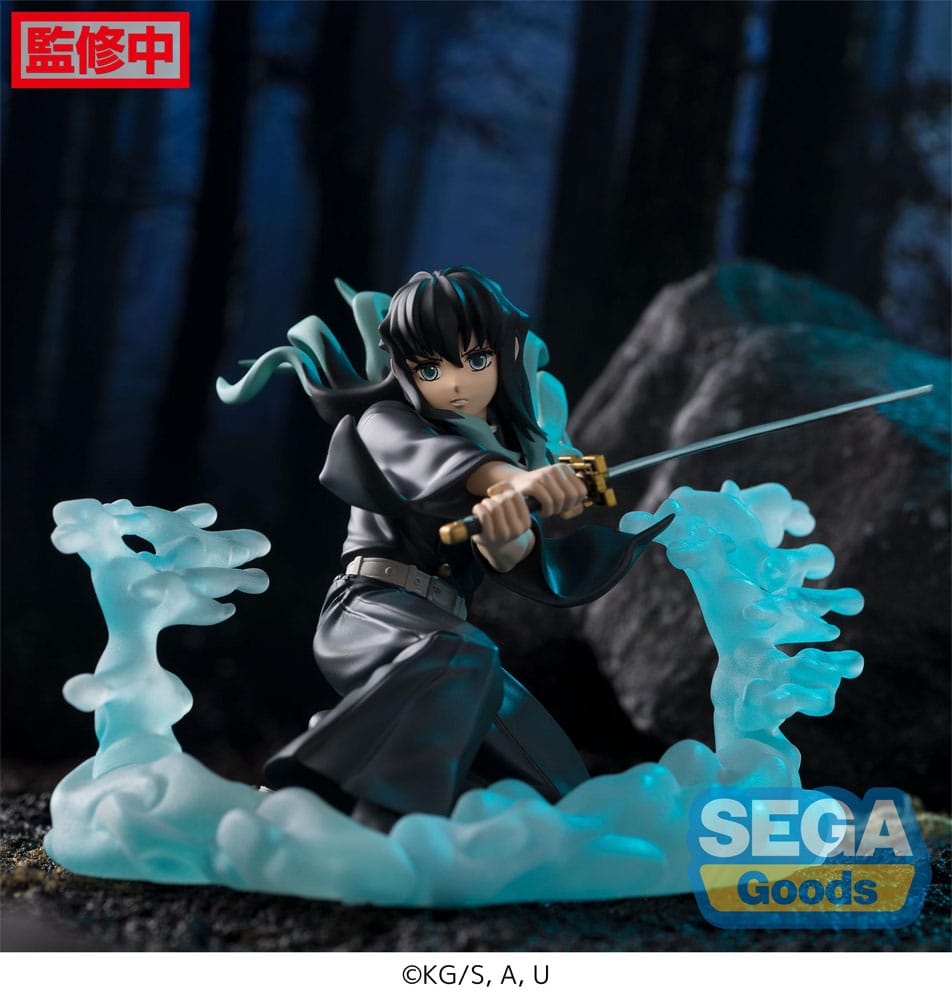 Figurine Muichiro Tokito Hashira Training Arc - Demon Slayer: Kimetsu no Yaiba - Xross Link (Modèle d'expo)