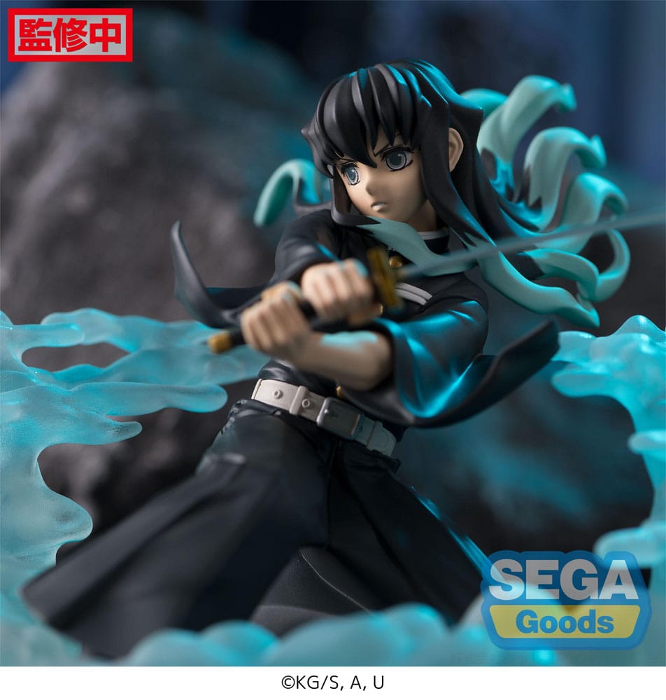 Figurine Muichiro Tokito Hashira Training Arc - Demon Slayer: Kimetsu no Yaiba - Xross Link (Modèle d'expo)