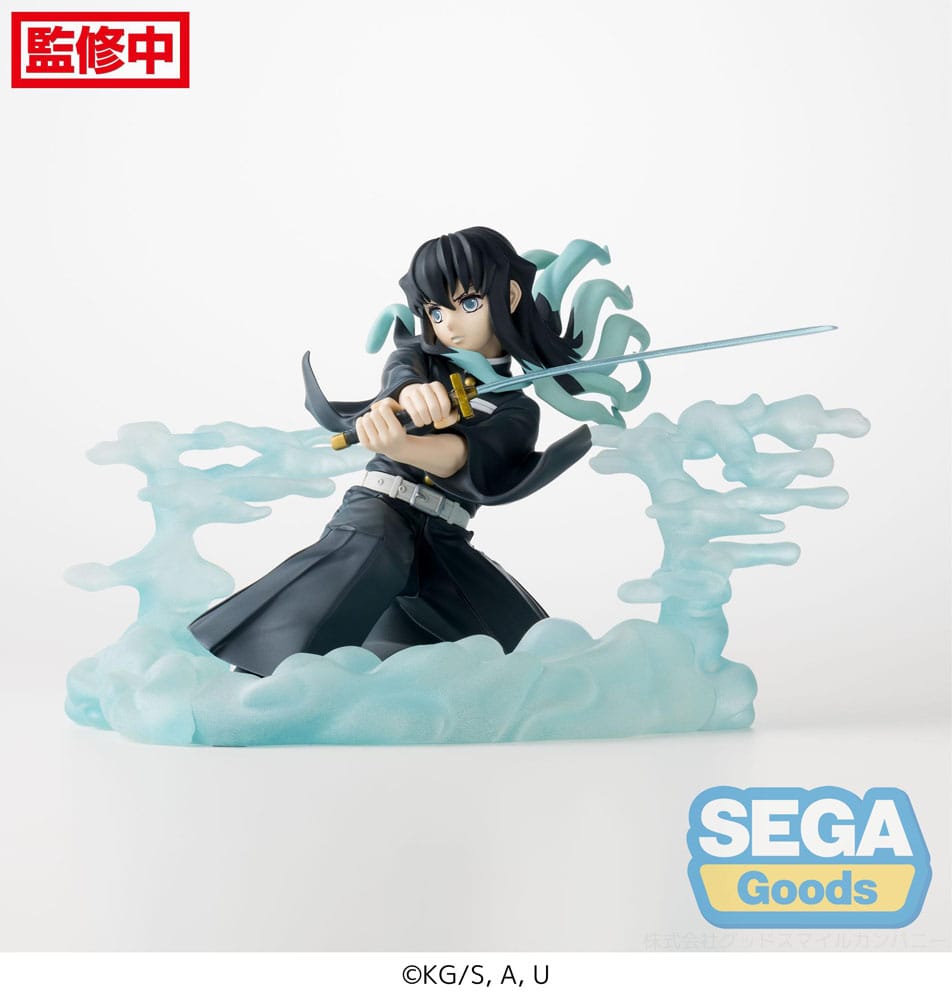Figurine Muichiro Tokito Hashira Training Arc - Demon Slayer: Kimetsu no Yaiba - Xross Link (Modèle d'expo)