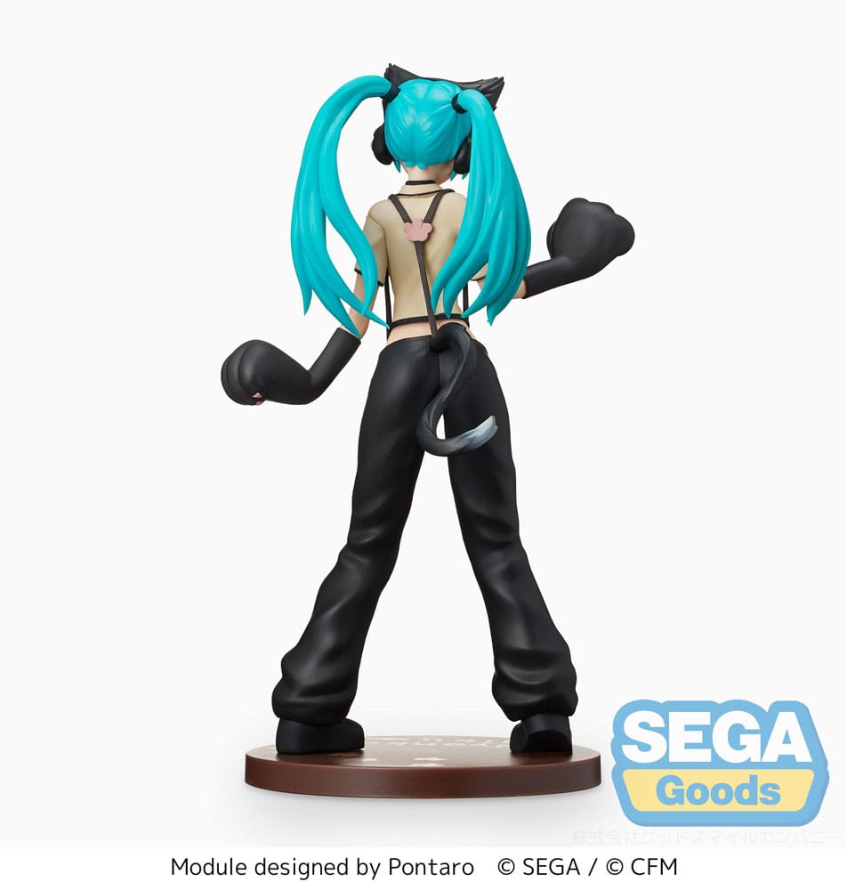 Figurine Hatsune Miku Kitty Cat - Hatsune Miku Project Diva Arcade Future Tone - SPM