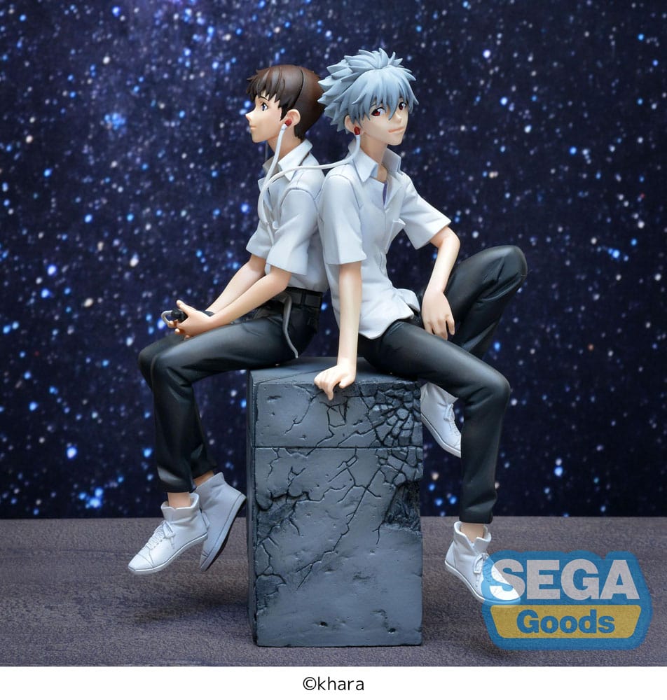 Figurine Shinji & Kaworu (Lot de 2 figurines) - Evangelion: New Thaetrical Edition - Luminasta