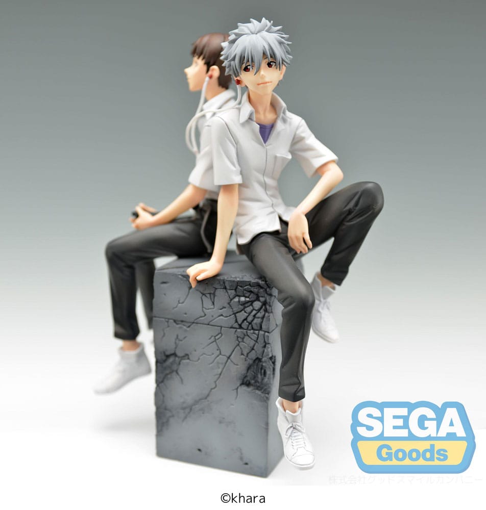 Figurine Shinji & Kaworu (Lot de 2 figurines) - Evangelion: New Thaetrical Edition - Luminasta