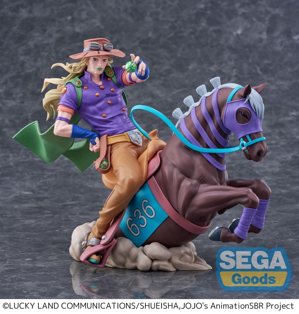 Figurine Gyro Zeppeli 18cm - Jojo's Bizarre Adventure: Steel Ball Run - XrossLink MAX [Sortie T4/26]