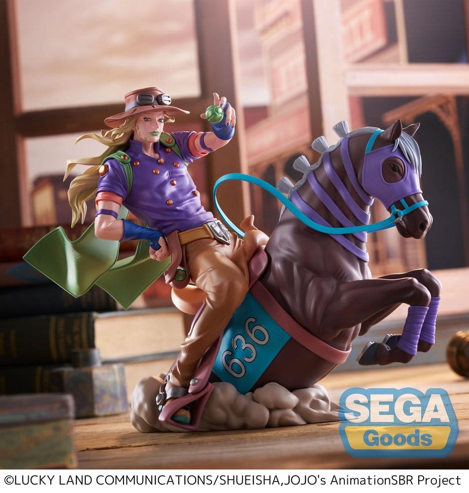 Figurine Gyro Zeppeli 18cm - Jojo's Bizarre Adventure: Steel Ball Run - XrossLink MAX [Sortie T4/26]